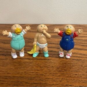 1984 Lot Vintage CPK Cabbage Patch Kids Figures Baby Pacifier Binkie Blanket
